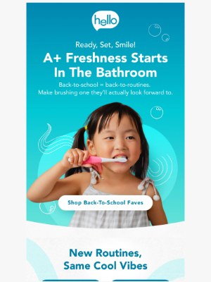 Hello Products - Back-to-School Routines Rewritten ✏️