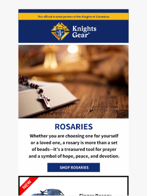 KnightsGear - NEW Rosaries Have Arrived