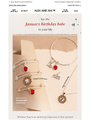 Alex and Ani - Gifts for January Babes