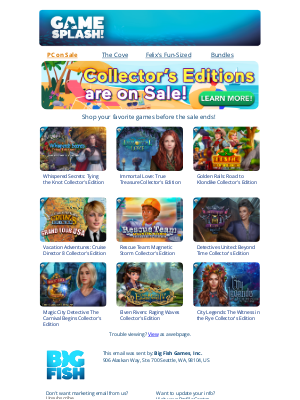 Big Fish Games - 🐠  You can still save up to 55% 👀