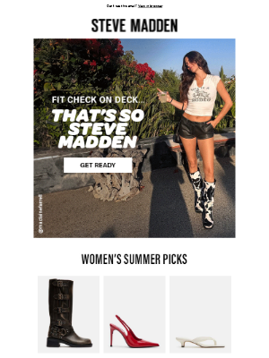 Steve Madden - That’s SO Steve Madden
