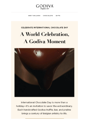 GODIVA - Make International Chocolate Day Unforgettable