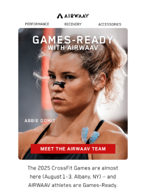 AIRWAAV - Your 2025 CrossFit Games Lineup Is Here