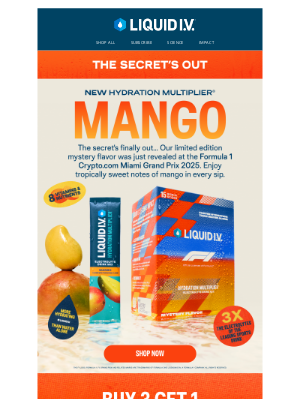 Liquid I.V. - The secret’s finally out...