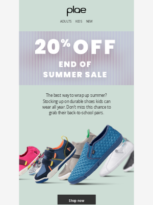 plae - 20% off PLAE 📢
