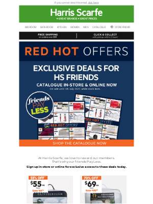 Harris Scarfe (AU) - Lynn, Red Hot Offers 🔥 | Exclusive deals for HS Friends!