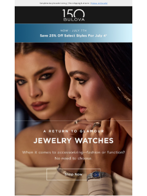 Bulova - Spotlight On: Jewelry Watches