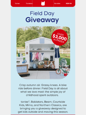 tonies - Epic giveaway alert 🚨 win over $3,000 in prizes!