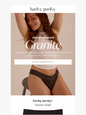 Hanky Panky - Yes, It's Leakproof.