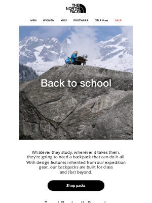 The North Face - New term, new backpack