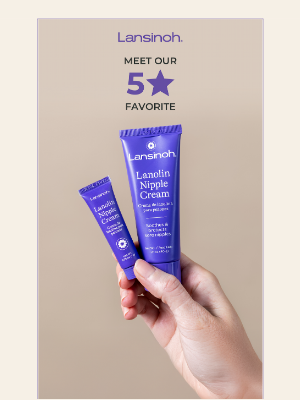 Lansinoh - Our Lanolin Nipple Cream is a Five-Star Favorite 🤩