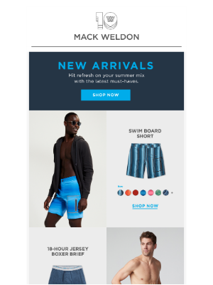 Mack Weldon - Get the latest New Arrivals.