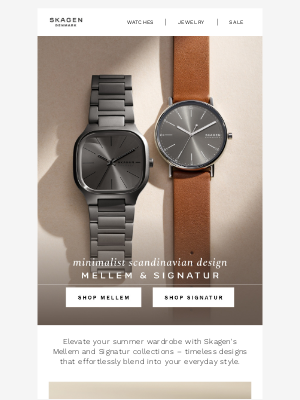 Skagen - Timeless Summer Style with Mellem & Signatur
