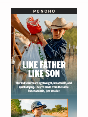 Poncho - Like Father Like Son