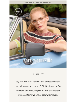 LOOK OPTIC - Introducing Evita in Taupe