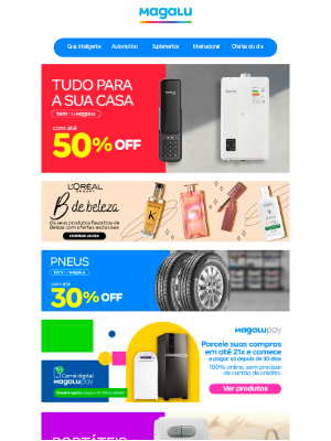 Magazine Luiza (Brazil) - Até 50 OFF de desconto!