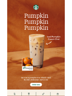 Starbucks - Pumpkin ✨ Pumpkin ✨ Pumpkin ✨
