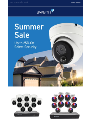 Swann Security - Cool Prices on Hot Security Tech: Up to 25% Off