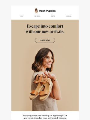 Hush Puppies - Escape into all-day comfort