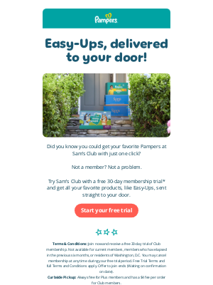 Pampers - Join Sam’s Club and save on Pampers 💸