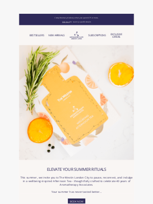 Aromatherapy Associates - Your Aromatherapy Afternoon Tea Awaits 🍰