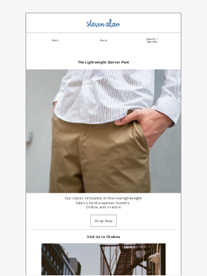 Steven Alan - The Lightweight Danver