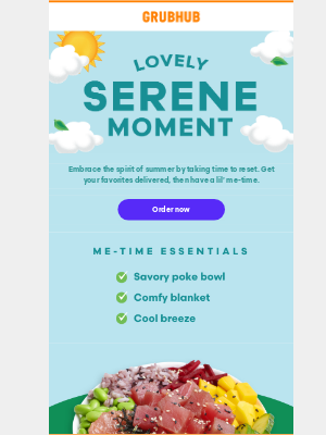 GrubHub - Savor every delicious minute of summer