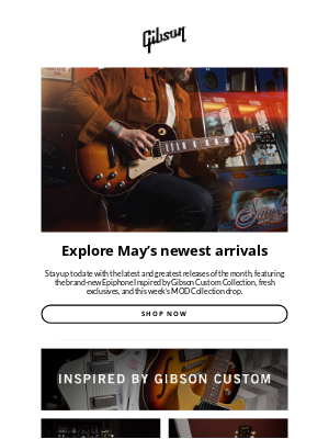 Gibson - This month’s releases: Inspired by Gibson Custom, exclusives and more