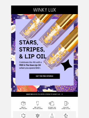Winky Lux - 4th of July Freebie Alert 🚨
