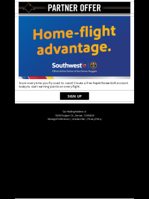 Denver Nuggets - Score more with the Official Airline Partner of the Denver Nuggets