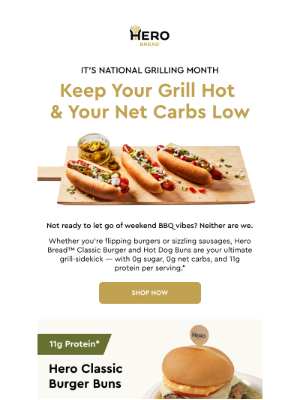Hero Bread - Your Summer Grill MVPs 🍔🌞 + a Giveaway You’ll ❤️