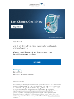 Garuda Indonesia - Your Mystery Offer Is Still Available!
