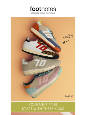 Footnotesonline - Gola & Back 70 Sneaker Spotlight!