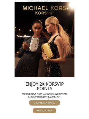Michael Kors - Neal, Don't Forget Your Birthday Treat!