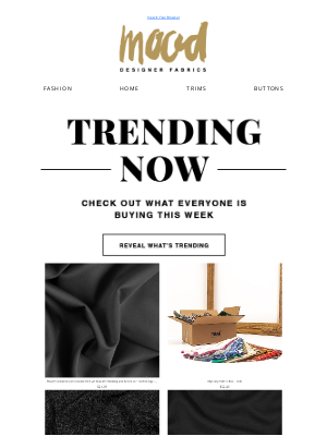 Mood Fabrics - On Trend, In Stock: Shop Now!