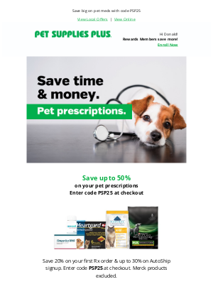 Pet Supplies Plus - 💊 Save up to 50% on your pet prescriptions!