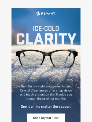 Revant Optics - Crystal Clear Lenses 🤝 Winter Weather