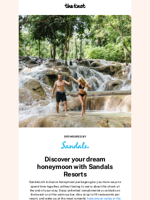 The Knot - Go from aisle to isle at Sandals® Resorts
