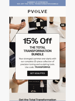 P.volve - Your summer transformation starts NOW ☀️