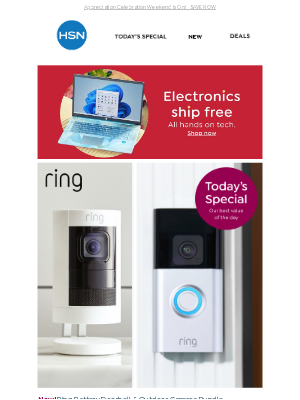 Home Shopping Network - 👀 All Eyes On: Today’s Top Deal from Ring
