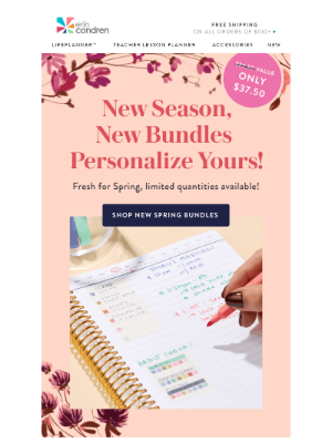 Erin Condren - 🌸New Spring Bundles Are Here—Personalize Yours!