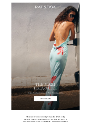 Rat & Boa - The Maxi Dress Edit