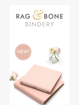 Rag & Bone Bindery - Introducing New Pretty In Pink Silk! Save 20% Through Tuesday!