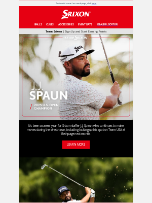 Srixon - J.J. Spaun Continuing His Career Year | Srixon