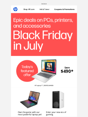 HP - Epic deals. Black Friday prices.