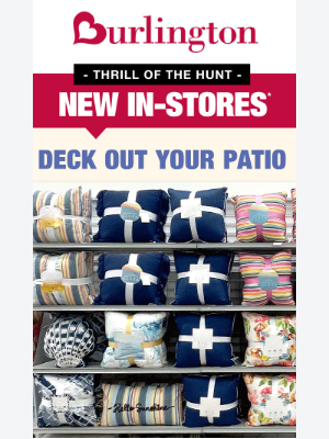 Burlington - Is your patio Memorial day-ready??