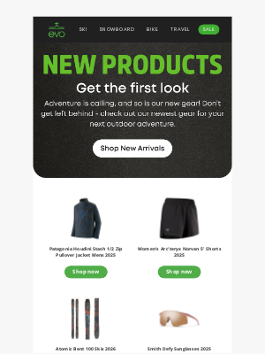 evo - New Arrivals Just For You