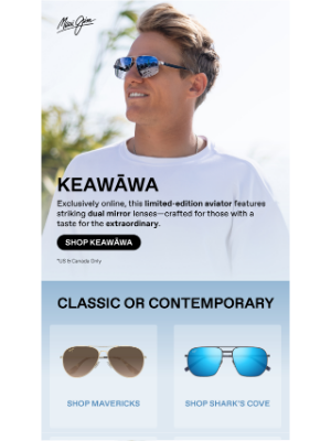 Maui Jim - KEAWĀWA: Limited Edition Aviator