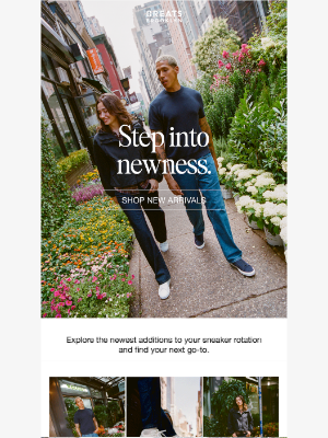 Greats - Step Into Something New Today