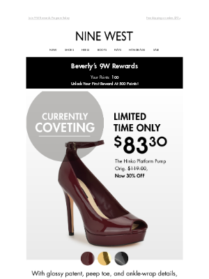 Nine West - Peep Toe Platforms On Sale? Yes Plz!